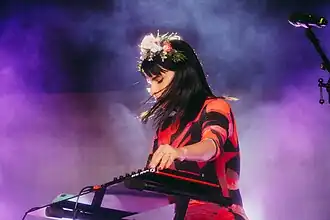 Kourtesis performing at Glastonbury, 2022