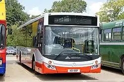 Somerbus MCV Evolution 2 bodied Mercedes-Benz OC500LE in July 2013