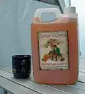 A gallon of Parson's Choice Somerset scrumpy.
