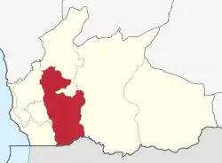 Location in Ruvuma Region