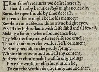 Detail of old-spelling text