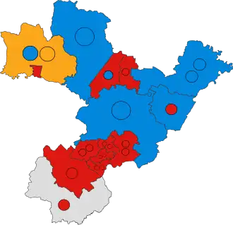 2023 results map