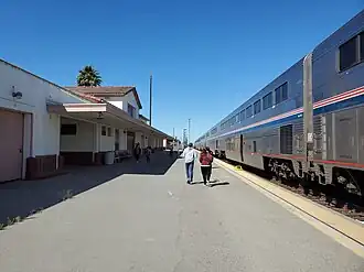 The Coast Starlight at Salinas