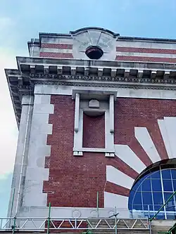 Southwest corner detail