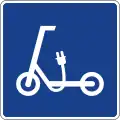 S-37 Path reserved for electric scooters