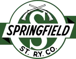Logo of the Springfield Street Railway Co., c. 1940