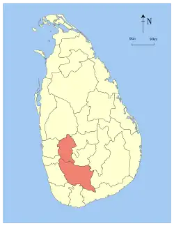 Location within Sri Lanka