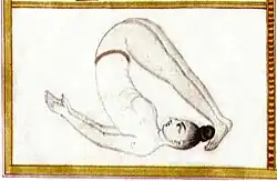 Lāṇgalāsana in the Sritattvanidhi from the Mysore Palace, before 1868