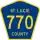 County Road 770 marker