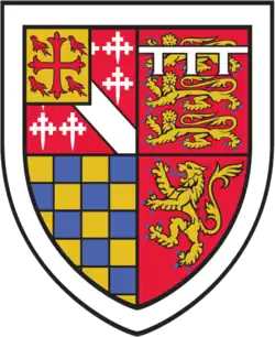St Edmund's College heraldic shield