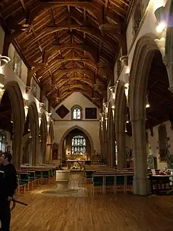 The nave looking east
