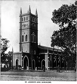 St Andrews Kirk, Bangalore (around 1895), by J H Furneaux[27]