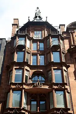 Hatrack building by James Salmon at 142a, 144 St. Vincent Street, Glasgow (1899–1902)