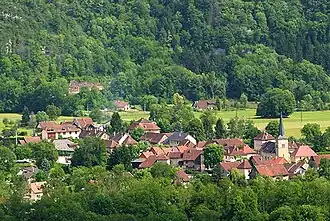 A general view of Saint-Christophe-sur-Guiers
