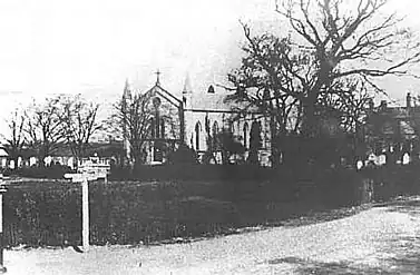 St John's church, built 1833 (Postcard, c. 1900)