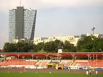 The stadium in 2010 during National Athletics Championships