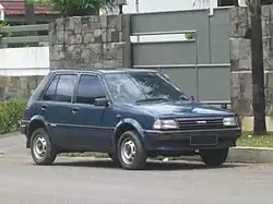 Pre-facelift Toyota Starlet 1.0 XL 5-door (EP70, Indonesia)
