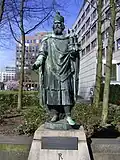 Statue of Charlemagne in Hamburg, by Engelbert Peiffer&nbsp;[de], 1889