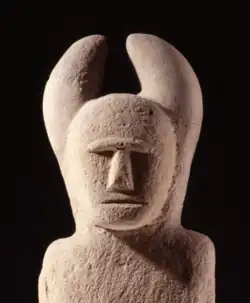 The head of the Holzgerlingen figure, Rheinisches Landesmuseum Bonn.