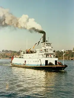 Portland, steel-hulled sternwheeler, 1996