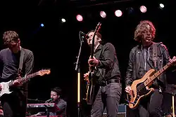 The Stills performing in Toronto, Ontario. From left to right: Dave Hamelin, Liam O'Neil, Tim Fletcher and Olivier Corbeil.
