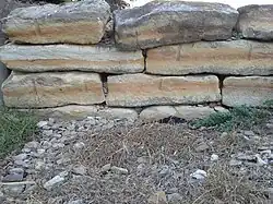 Retaining wall, Riley County