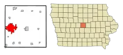 Location in the State of Iowa