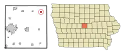 Location of Zearing, Iowa