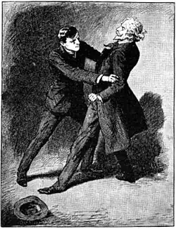 Either you are the spectre, or it is supernatural