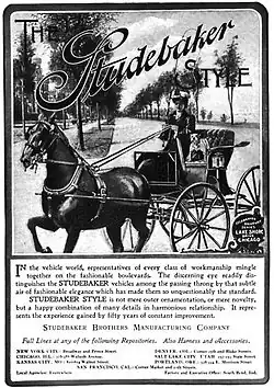 1902 advertisement for horse-drawn vehicles