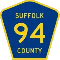 County Route 94 marker