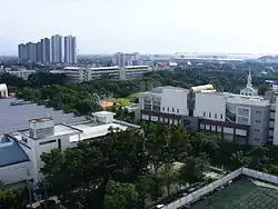 Aerial view of Sukhothai Thammathirat Open University