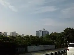 Sun Network Headquarters as seen from Foreshore Estate.