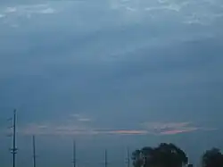 Summer sunset at Childress