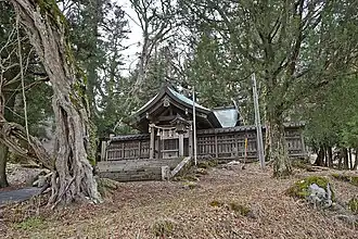 Prayer area (haisho) before the honden