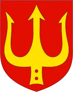 Coat of arms of Svelvik Municipality (1964-2019)