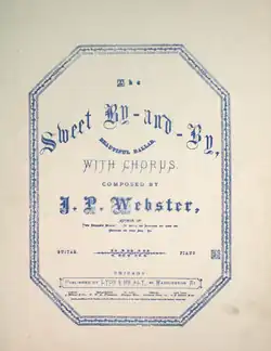 "The Sweet By and By" sheet music (1868)