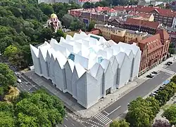 Szczecin Philharmonic Hall, view from plac Solidarności