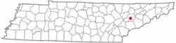 Location in the State of Tennessee