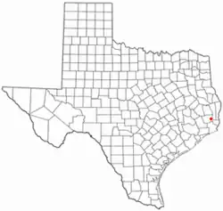 Location of Lumberton, Texas