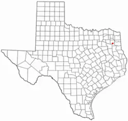 Location of Union Grove, Texas