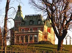 Villa Täcka udden in Djurgården, Stockholm., Photo: July 2005.