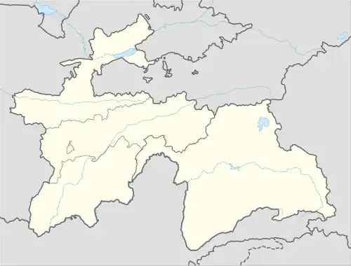 Vrang is located in Tajikistan