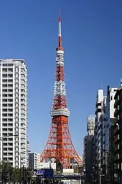 Tokyo Tower in Tokyo, Japan
