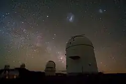 Telescope Domes clustered at La Silla