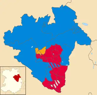 2011 results map