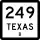 Business&nbsp;State Highway 249-B marker