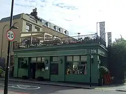 colour photograph of the pub where the heist was planned taken in 2019
