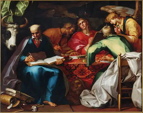 Abraham Bloemaert, The Four Evangelists, ca. 1612-1615[45]