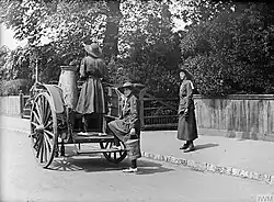 Girl Guides delivering milk in the United Kingdom during World War&nbsp;I